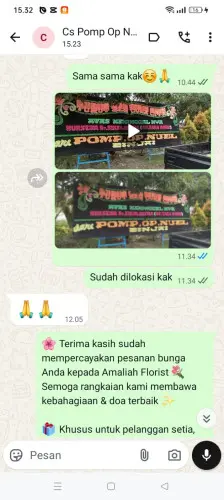 Testimonial Papan Bunga lebakanyar